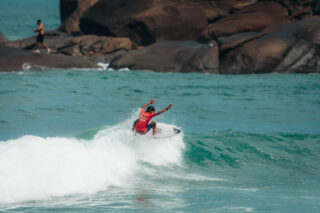 King and Queen of the Groms 2026, apresentado por Quiksilver e Roxy, em Itamambuca, Ubatuba (SP). Foto: Divulgação