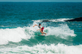 King and Queen of the Groms 2026, apresentado por Quiksilver e Roxy, em Itamambuca, Ubatuba (SP). Foto: Divulgação
