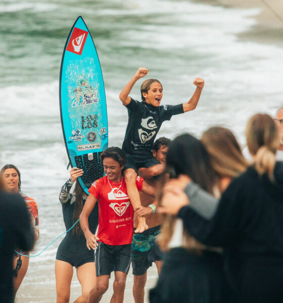 Rafael Miranda, King and Queen of the Groms 2026, apresentado por Quiksilver e Roxy, em Itamambuca, Ubatuba (SP). Foto: Divulgação