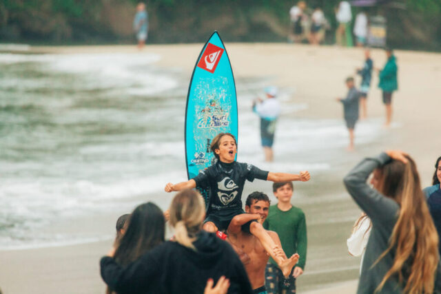 King and Queen of the Groms 2026, apresentado por Quiksilver e Roxy, em Itamambuca, Ubatuba (SP). Foto: Divulgação