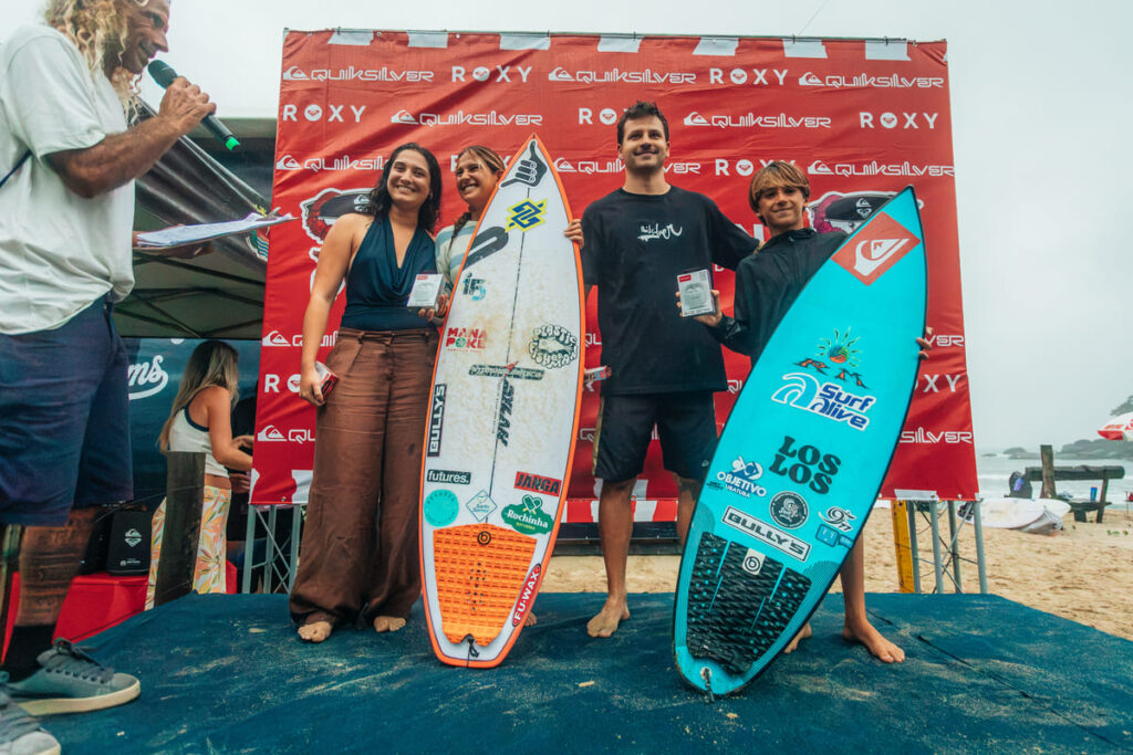 King and Queen of the Groms 2026, apresentado por Quiksilver e Roxy, em Itamambuca, Ubatuba (SP). Foto: Divulgação