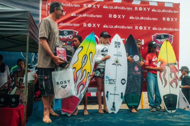 King and Queen of the Groms 2026, apresentado por Quiksilver e Roxy, em Itamambuca, Ubatuba (SP). Foto: Divulgação