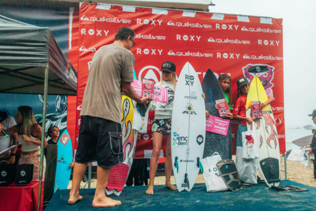 King and Queen of the Groms 2026, apresentado por Quiksilver e Roxy, em Itamambuca, Ubatuba (SP). Foto: Divulgação