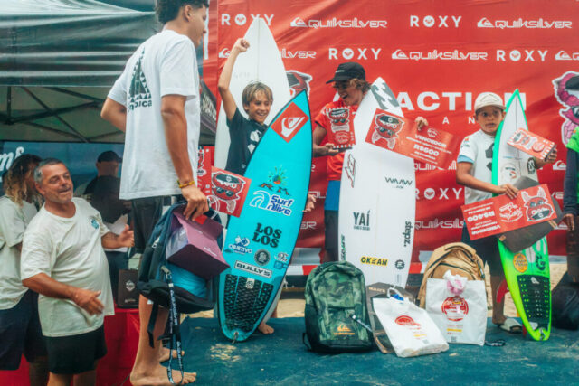 King and Queen of the Groms 2026, apresentado por Quiksilver e Roxy, em Itamambuca, Ubatuba (SP). Foto: Divulgação