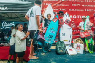 King and Queen of the Groms 2026, apresentado por Quiksilver e Roxy, em Itamambuca, Ubatuba (SP). Foto: Divulgação