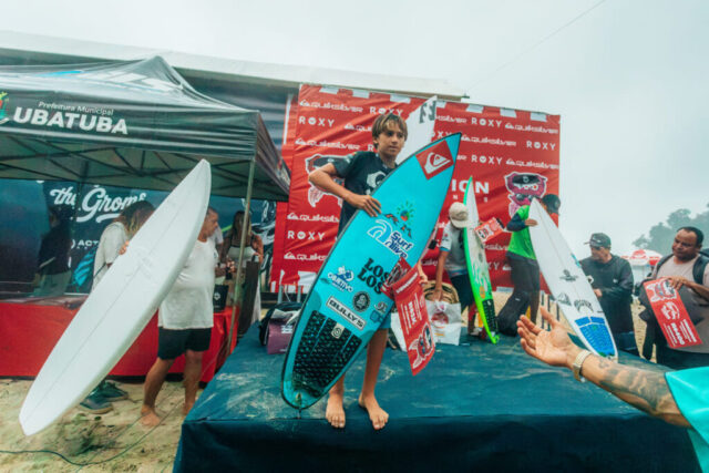 King and Queen of the Groms 2026, apresentado por Quiksilver e Roxy, em Itamambuca, Ubatuba (SP). Foto: Divulgação