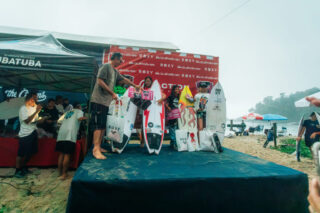 King and Queen of the Groms 2026, apresentado por Quiksilver e Roxy, em Itamambuca, Ubatuba (SP). Foto: Divulgação