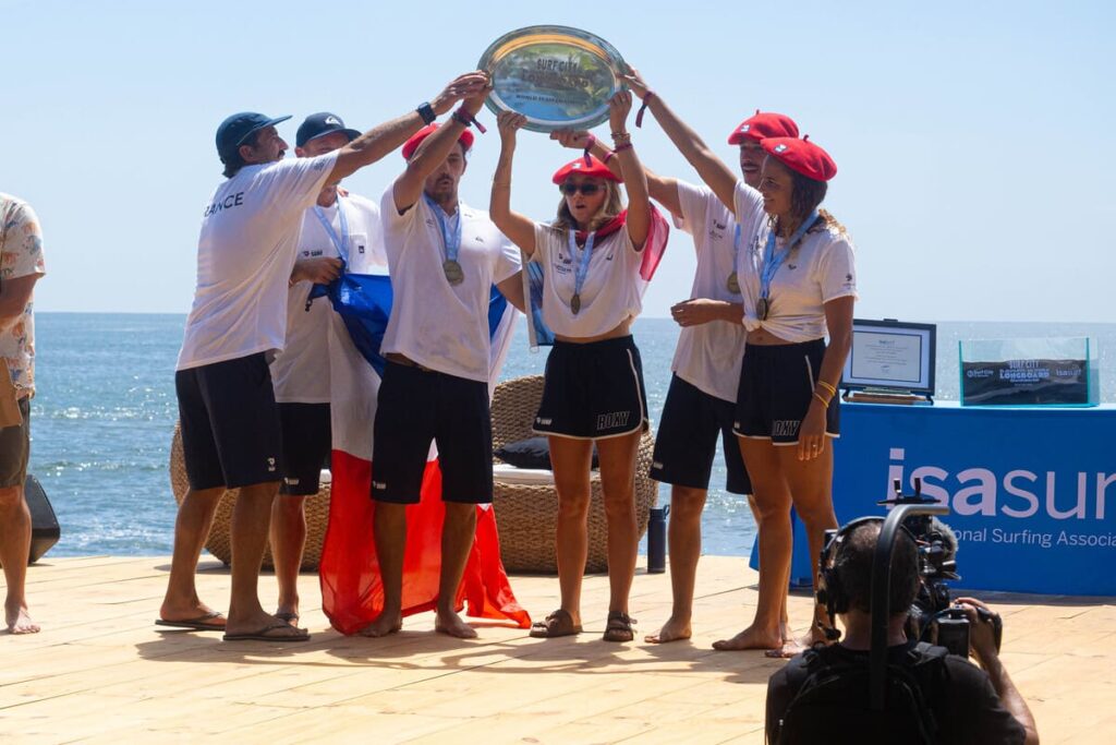 Seleção da França conquista seu quinto título por equipes no Mundial de Longboard 2026