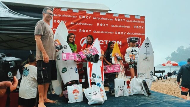 King and Queen of the Groms 2026, apresentado por Quiksilver e Roxy, em Itamambuca, Ubatuba (SP). Foto: Divulgação