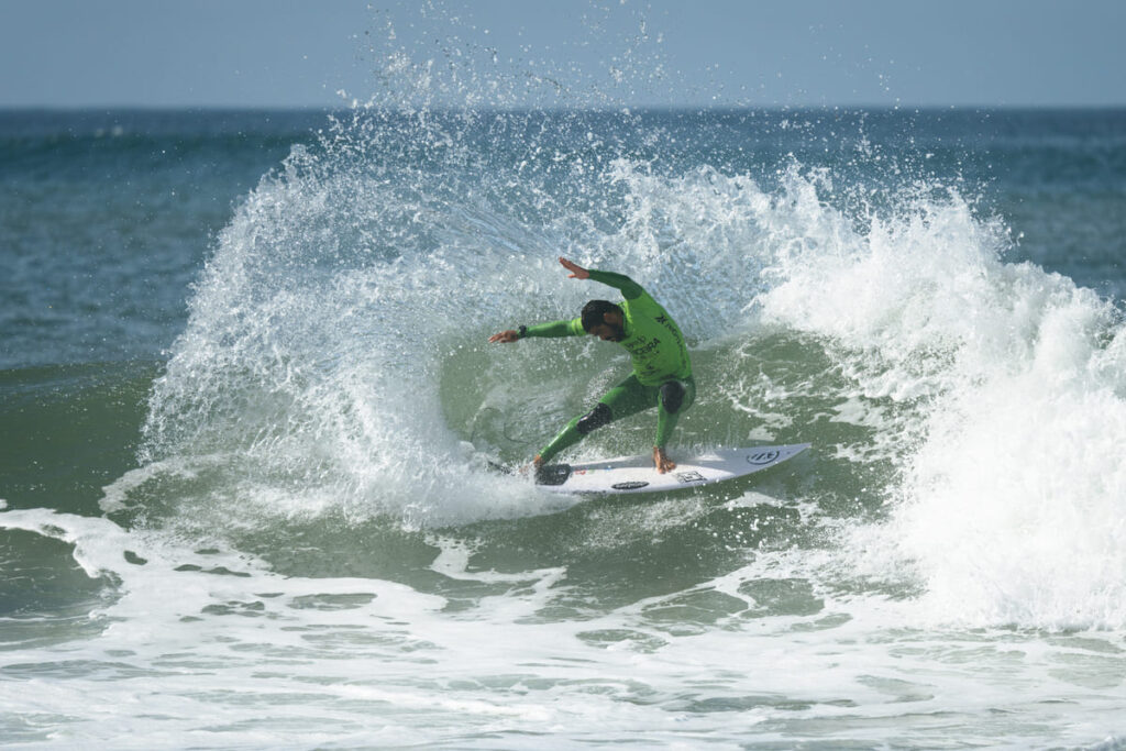 Edgard Groggia durante o Challenger Series em Ericeira
