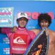 Gabriel Medina e Charles Saldanha, Les Bourdaines, Hossegor, França, Quiksilver King of the Groms 2009, France. Foto: Joli