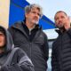 Gabriel Medina, Charles e Adriano de Souza juntos em Portugal. Em entrevista anterior ao Fala Papah!, Charles elogiou o trabalho de Mineirinho e falou sobre sua relação com o filho. Foto: @wsl