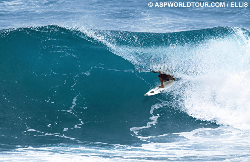 Andy Irons, Rip Curl Cup 2002, Sunset Beach, Hawaii. Foto: WSL