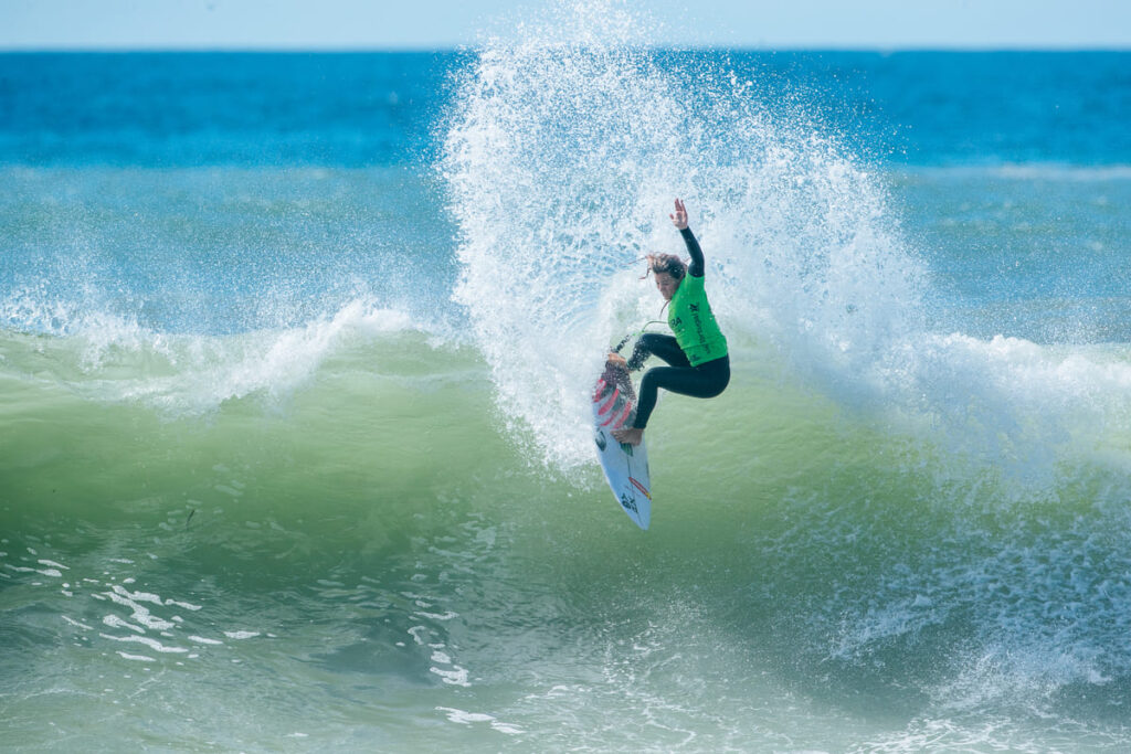 Laura Raupp durante a etapa de Ericeira