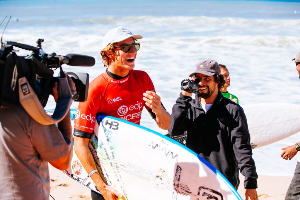 Ryan Kainalo durante o Challenger Series em Ericeira